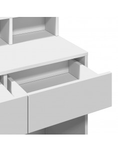 Toeletta con LED Bianca 80x41x134,5 cm