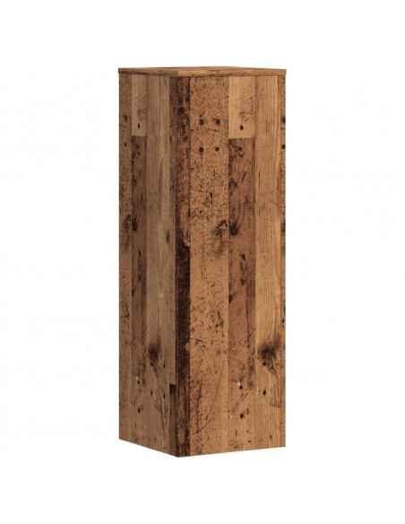Supporto per Piante Legno Vecchio 33x33x100 cm in Truciolato