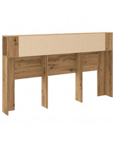 Testiera Contenitore Rovere 180x18,5x102,5 cm Legno Multistrato