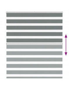 Tenda a Rullo Zebra Larghezza Tessuto 130,9 cm Poliestere