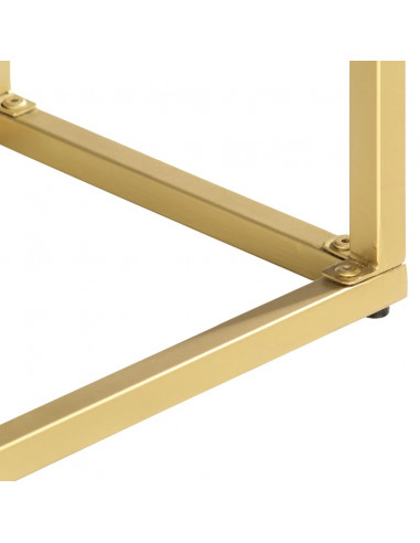 Tavolo Consolle 90x30x75 cm in Legno Massello di Mango