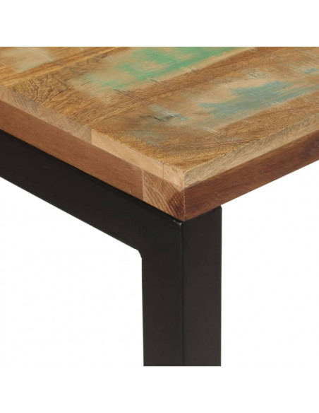 Tavolo Consolle 110x35x75 cm in Legno Massello di Recupero