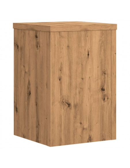 Supporti per Piante 2 pz Rovere 20x20x30 cm in Multistrato