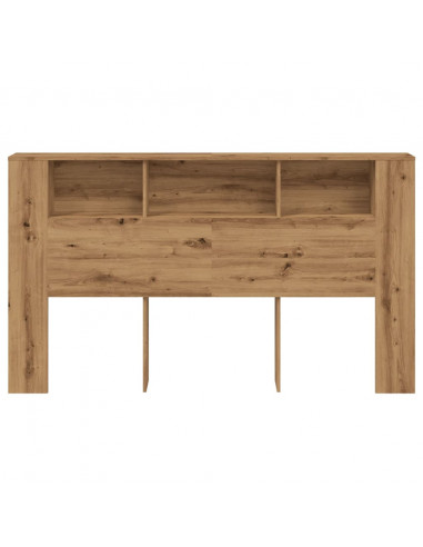 Testiera Contenitore Rovere 180x18,5x102,5 cm Legno Multistrato