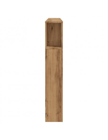 Testiera Contenitore Rovere 180x18,5x102,5 cm Legno Multistrato