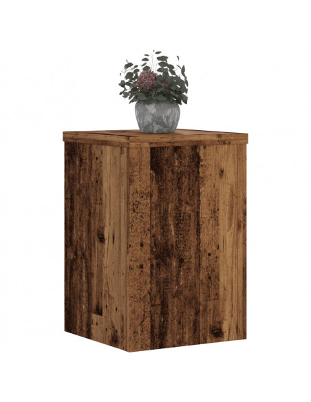 Supporti per Piante 2 pz Legno 20x20x30 cm Legno Multistrato