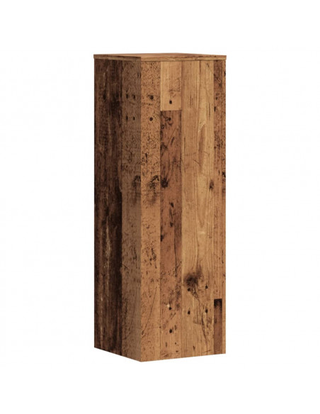 Supporto per Piante Legno Vecchio 33x33x100 cm in Truciolato