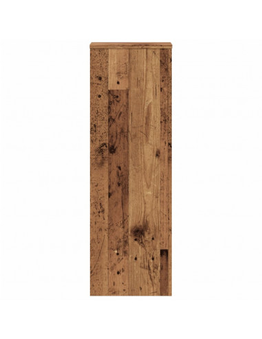 Supporto per Piante Legno Vecchio 33x33x100 cm in Truciolato