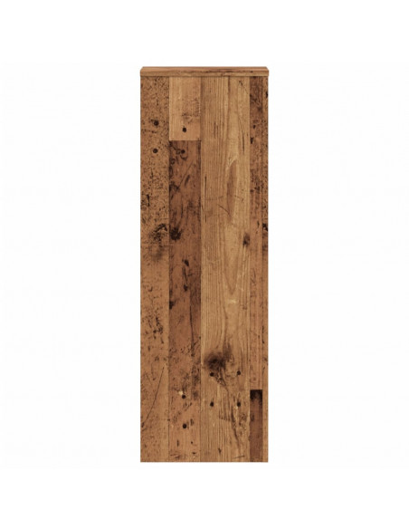 Supporto per Piante Legno Vecchio 33x33x100 cm in Truciolato