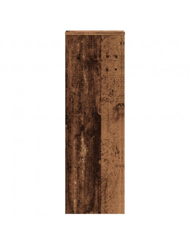 Supporto per Piante Legno Vecchio 33x33x100 cm in Truciolato