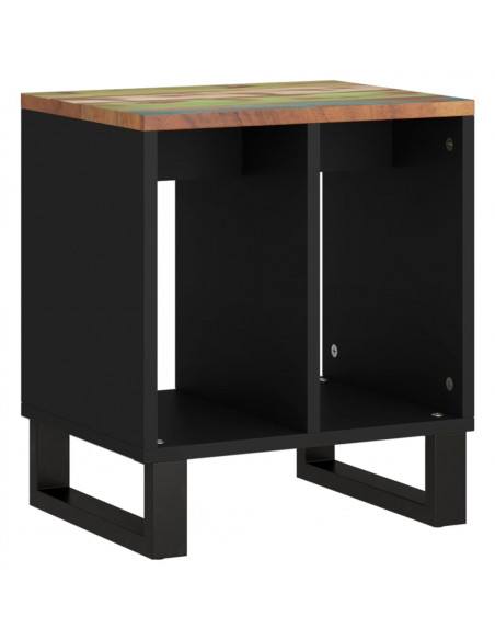 Tavolino 40x31x46 cm Legno Massello Recupero e Multistrato
