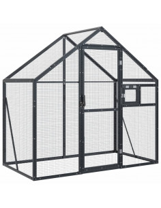Voliera Antracite 179x100x185 cm in Alluminio 2
