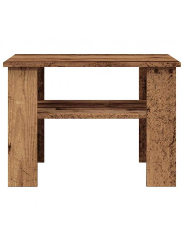 Tavolino da Salotto Legno Vecchio 60x60x42 cm Legno Multistrato