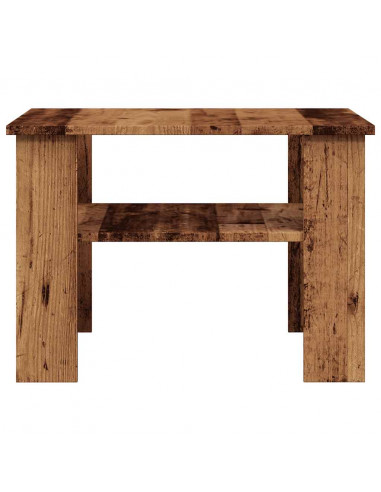 Tavolino da Salotto Legno Vecchio 60x60x42 cm Legno Multistrato