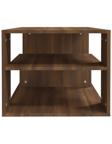 Tavolino Salotto Rovere Marrone 100x50x40cm Legno Multistrato