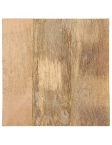 Tavolino Laterale 40x40x35 cm in Legno Massello di Mango