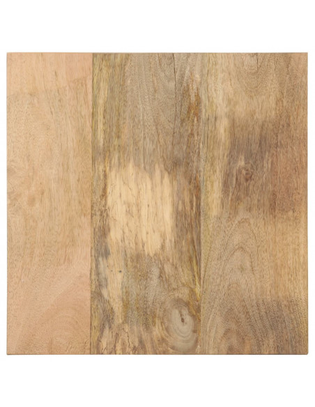 Tavolino Laterale 40x40x35 cm in Legno Massello di Mango