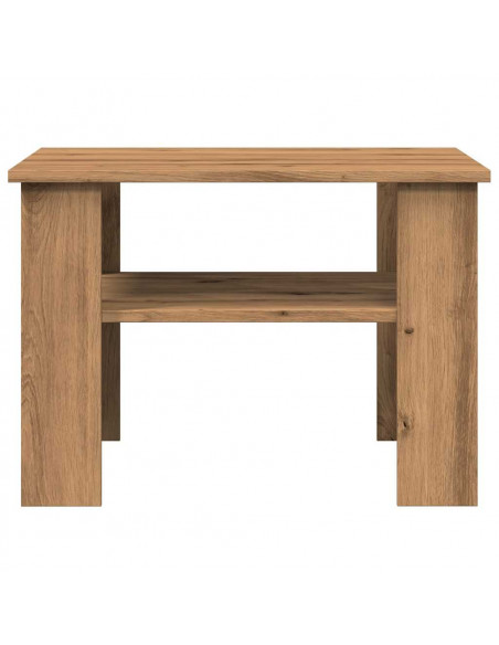 Tavolino Salotto Rovere Artigianale 60x60x42 cm in Truciolato