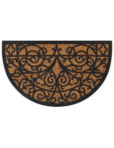 Zerbino Mezzo Rotondo 45x75 cm in Gomma e Fibra di Cocco 2