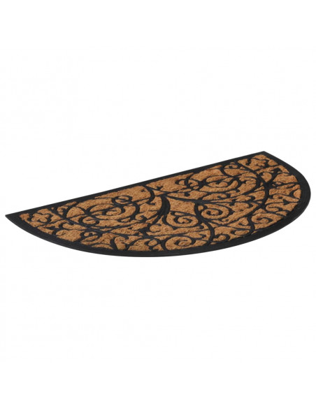 Zerbino Mezzo Rotondo 45x75 cm in Gomma e Fibra di Cocco