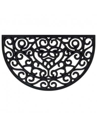 Zerbino Mezzo Rotondo 45x75 cm in Gomma