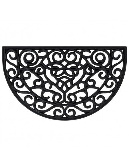 Zerbino Mezzo Rotondo 45x75 cm in Gomma
