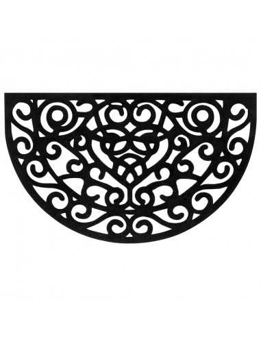 Zerbino Mezzo Rotondo 45x75 cm in Gomma