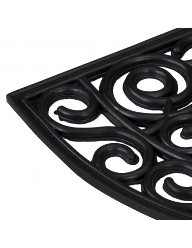 Zerbino Mezzo Rotondo 45x75 cm in Gomma