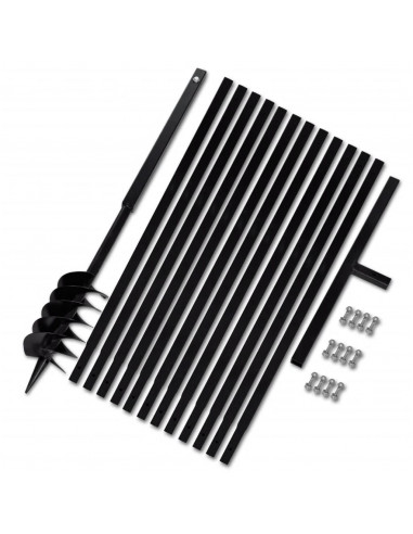 Trapano da terra con manico 120 mm con Tubo di prolunga Acciaio 13 m