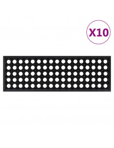 Tappetino per Scale 10 pz 25x75 cm in Gomma 2