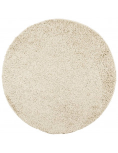Tappeto Shaggy a Pelo Lungo Moderno Oro Ø 160 cm 2