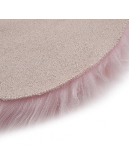 Tappeto in Similpelle di Pecora 60x90 cm Rosa