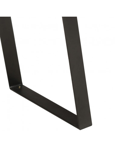 Tavolo Consolle 100x35x76cm in Massello d'Acacia con Bordi Vivi