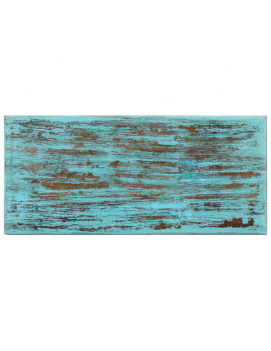 Tavolino da Salotto 110x50x34 cm in Legno Massello di Recupero