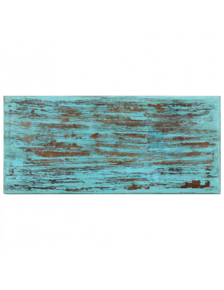 Tavolino da Salotto 110x50x34 cm in Legno Massello di Recupero