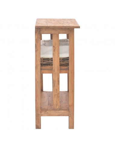 Consolle in Legno Massello Recuperato 69x28x70 cm