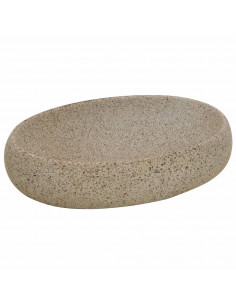 Lavabo da Appoggio Sabbia Ovale 59x40x15 cm Ceramica