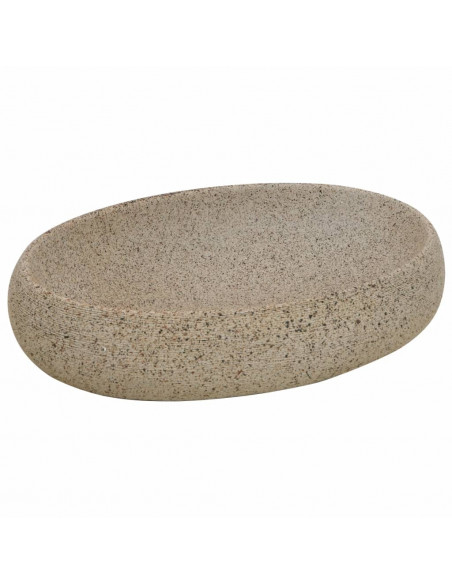 Lavabo da Appoggio Sabbia Ovale 59x40x15 cm Ceramica