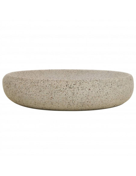 Lavabo da Appoggio Sabbia Ovale 59x40x15 cm Ceramica