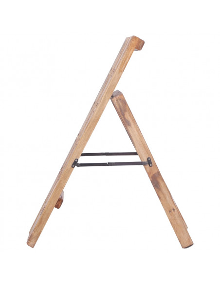 Portavini da 15 Bottiglie 26x50x70cm Legno Massello di Recupero