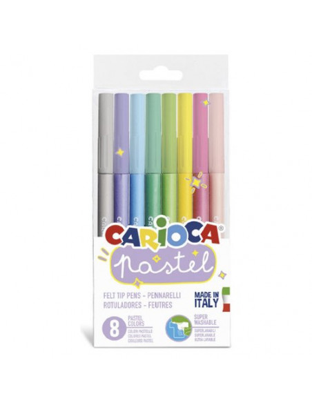 Pennarelli disegno Carioca 43032 Pastel Colori assortiti
