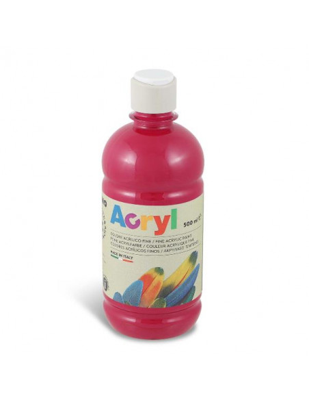 BOTT 500ML TEMP ACRILICA MAGENTA