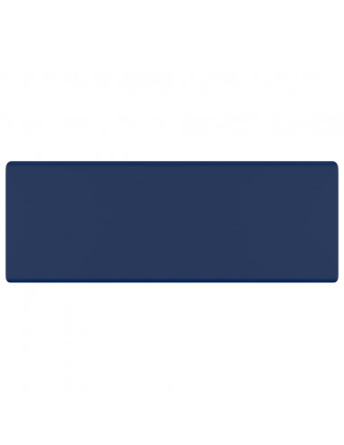 Lavabo Troppopieno Quadrato Blu Scuro Opaco 41x41cm Ceramica