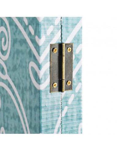 Paravento Pieghevole 160x170 cm Stampa Farfalla Blu