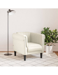 Poltrona Crema in Velluto 2