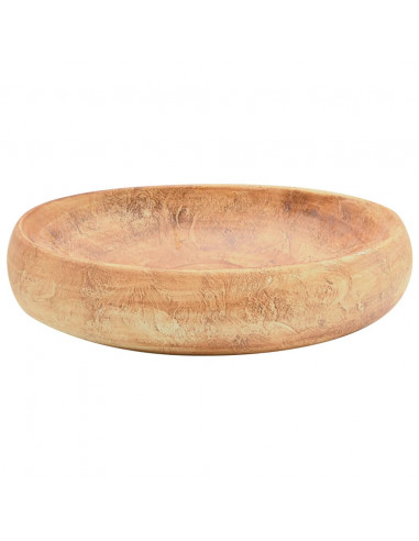 Lavabo da Appoggio Marrone Ovale 59x40x15 cm Ceramica