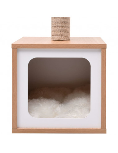 Albero per Gatti con Tappeto Tiragraffi in Sisal 62 cm