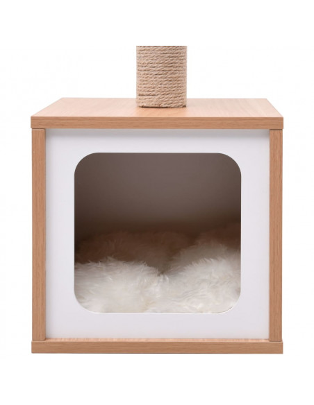 Albero per Gatti con Tappeto Tiragraffi in Sisal 62 cm