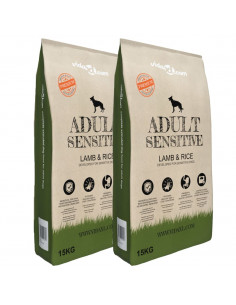 Cibo Secco Cani Premium Adult Sensitive Lamb & Rice 2pz 30kg