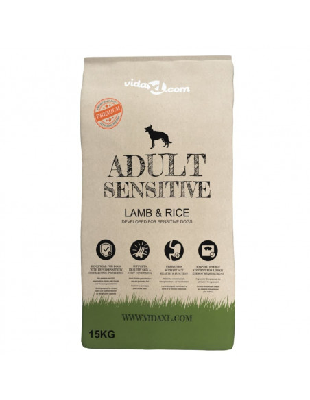 Cibo Secco Cani Premium Adult Sensitive Lamb & Rice 2pz 30kg